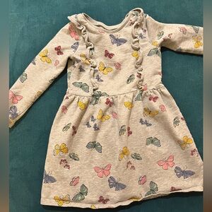 Carters Butterfly Print Kids Dress size 4/5